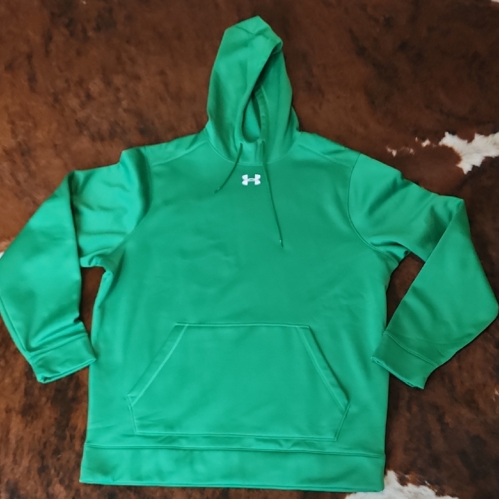 Under Armour Men's Vibrant Green Hoodie, 2XL
